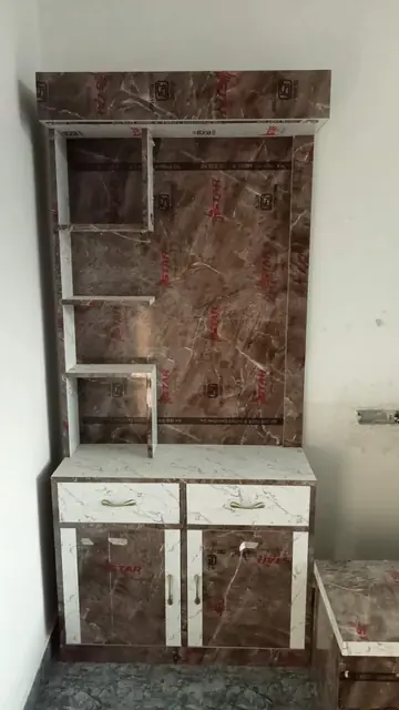Marble-laminate dresser unit – Dressing Table by Varnika Furnitures and Aluminium Works, Lucknow