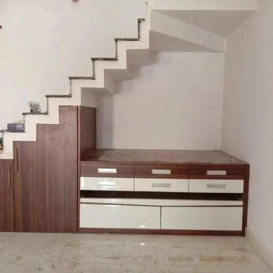 Under-stair storage cabinets – Living, Dining & Study by Varnika Furnitures and Aluminium Works, Lucknow