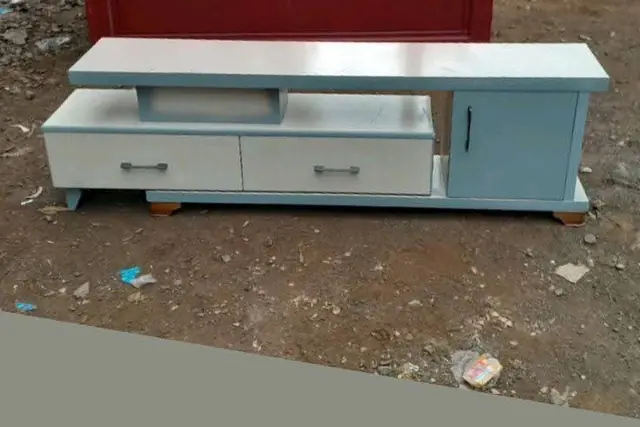 Pastel TV console – TV Unit by Varnika Furnitures and Aluminium Works, Lucknow